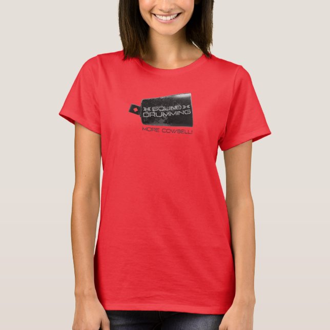 Camiseta Sound Drumming "More Cowbell!" (Frente)