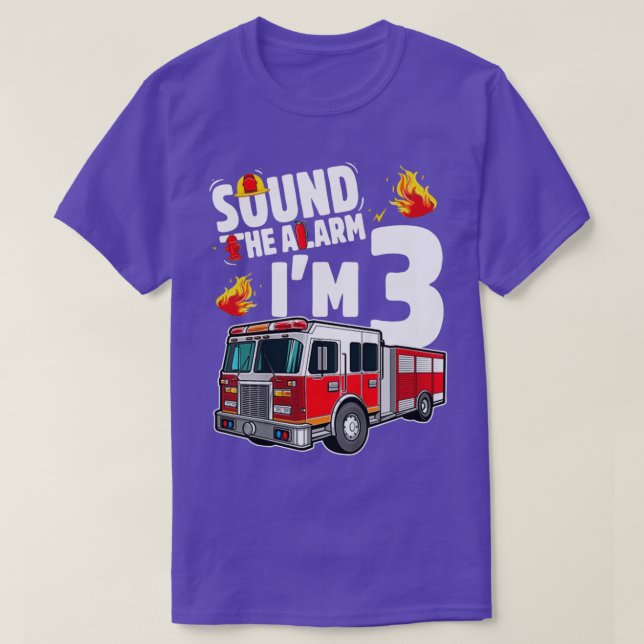 Camiseta Sound The Alarm Fire (Frente do Design)