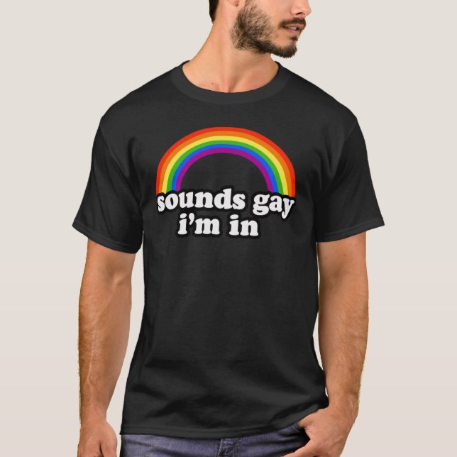 CAMISETA SOUNDS GAY EU TOU DENTRO (Frente)