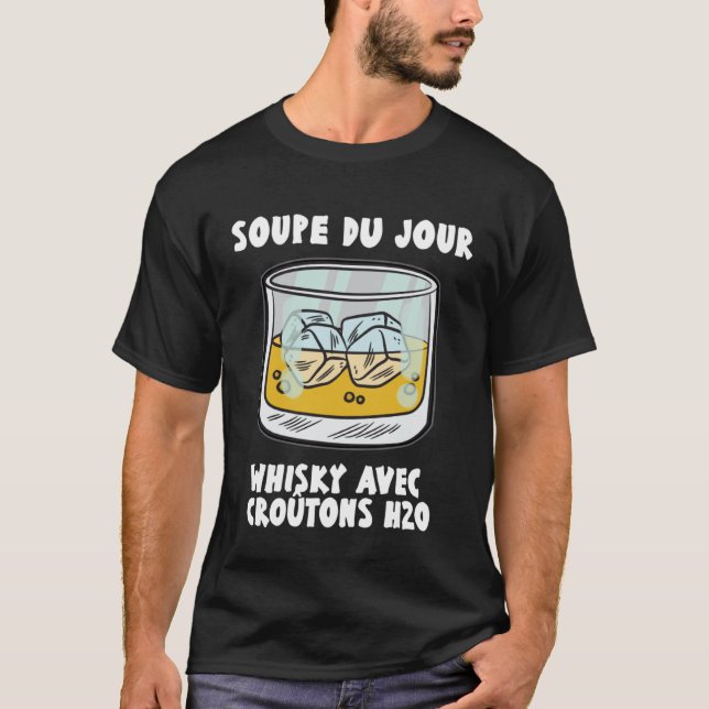 Camiseta Soup Du Jour Whiskey com Croutons H2O Bourbon Dr. (Frente)