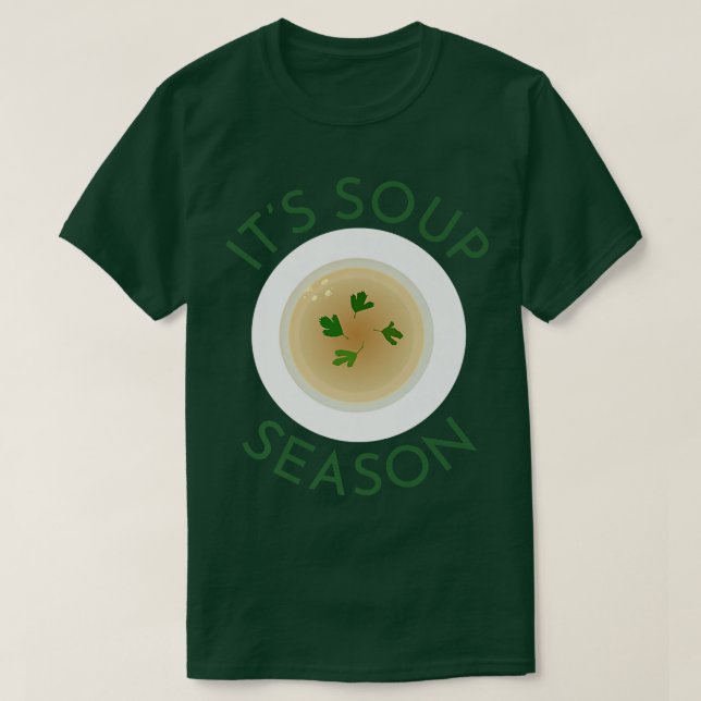 Camiseta Soup Season Cute Soup Bowl Food Cooking Chef Fall  (Frente do Design)