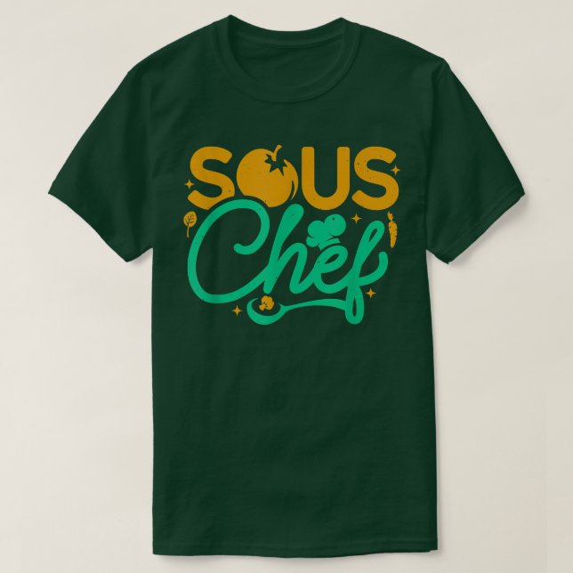 Camiseta Sous Chef Culinary Assistant Chefs Kitchen Cooking (Frente do Design)