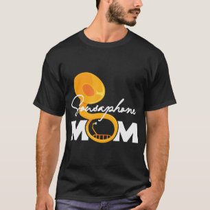 Camiseta Sousaphone Mãe Marching Banda Instrumento Musical