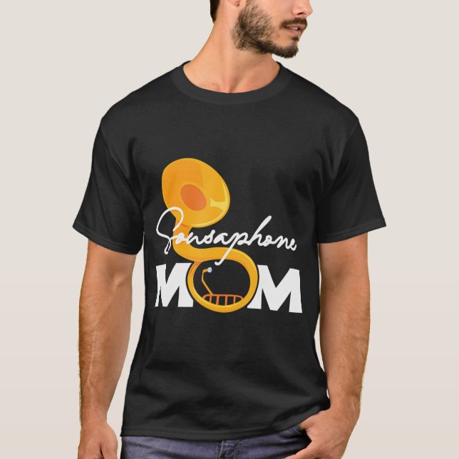 Camiseta Sousaphone Mãe Marching Banda Instrumento Musical (Frente)