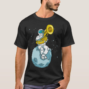 Camiseta Sousaphone Marching Banda Encantado Astronauta Tub