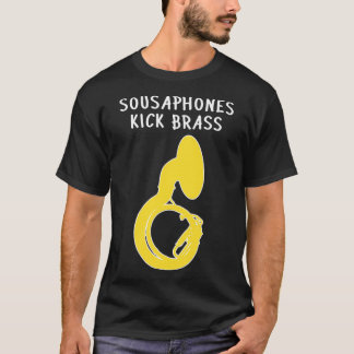 Camiseta Sousaphone SOUSAPHONES KICK BRASS Engraçado Sousap
