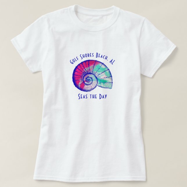 Camiseta South Beach Alabama Seashell T-Shirt (Frente do Design)