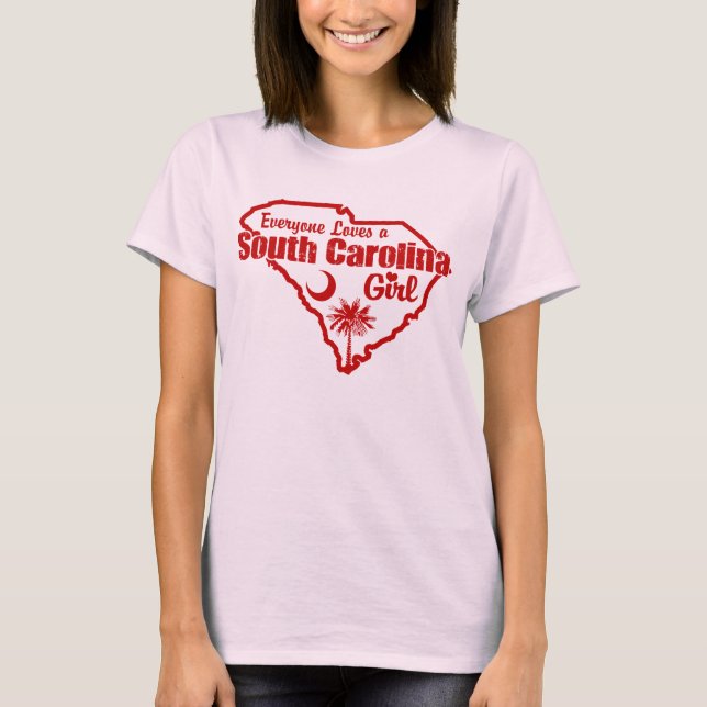 Camiseta South Carolina Girl (Frente)