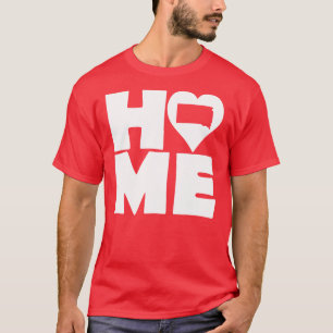 Camiseta South Dakota Home Heart State Tees
