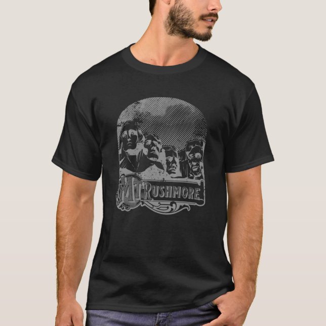 Camiseta South Dakota Monte Rushmore (Frente)