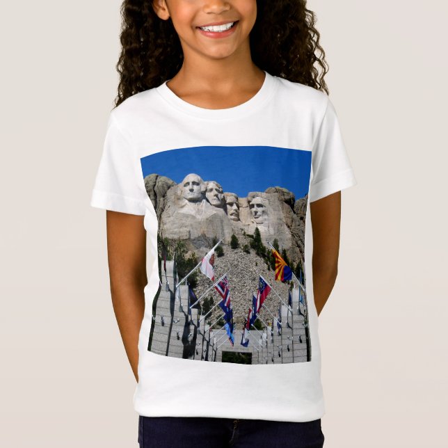 Camiseta South Dakota o Monte Rushmore (Frente)