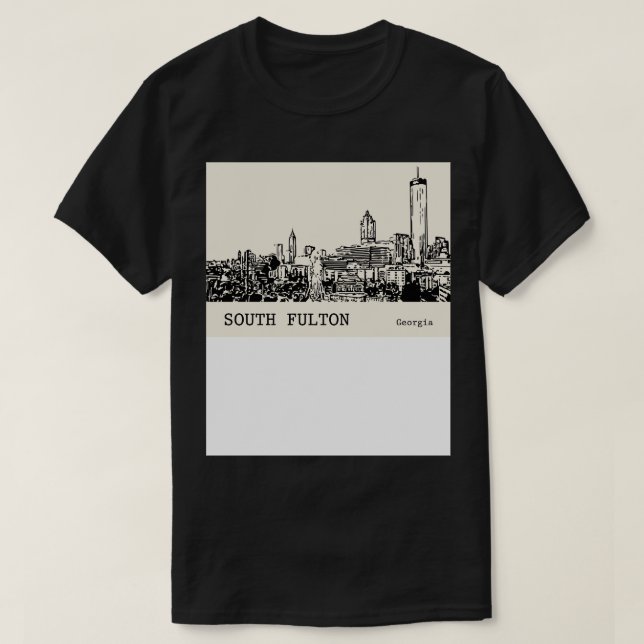 Camiseta South Fulton Georgia TShirt 2 (Frente do Design)