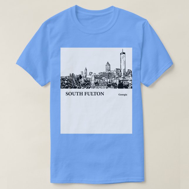 Camiseta South Fulton Georgia TShirt 3 (Frente do Design)