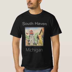 Camiseta South Haven Lighthouse, Michigan
