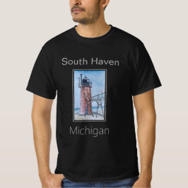 Camiseta South Haven Lighthouse, Michigan