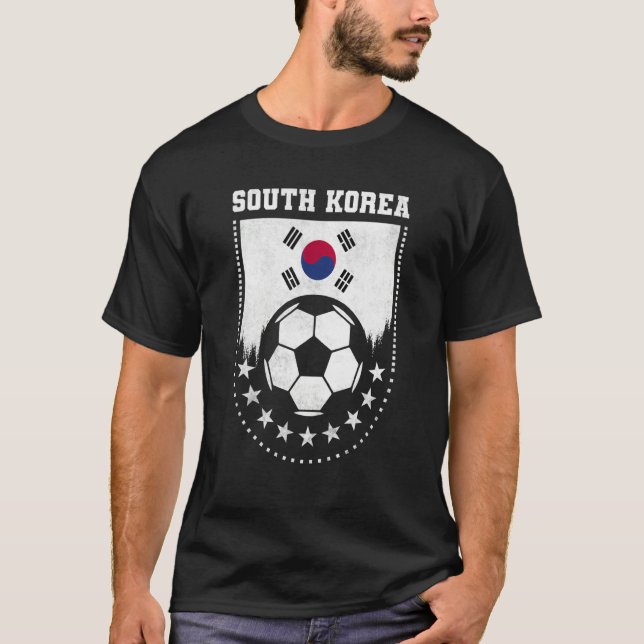 Camiseta South Korea Flag Soccer Fan (Frente)
