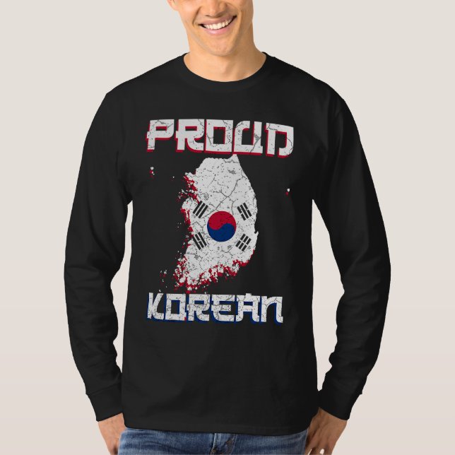 Camiseta South Korea Korean Proud Seoul Busan Incheon Daegu (Frente)