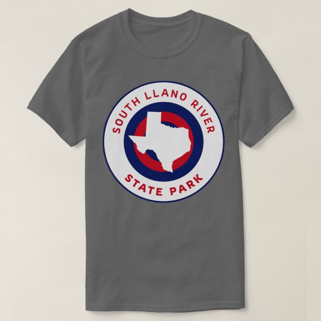 Camiseta South Llano State Park Texas Bullseye (Frente do Design)