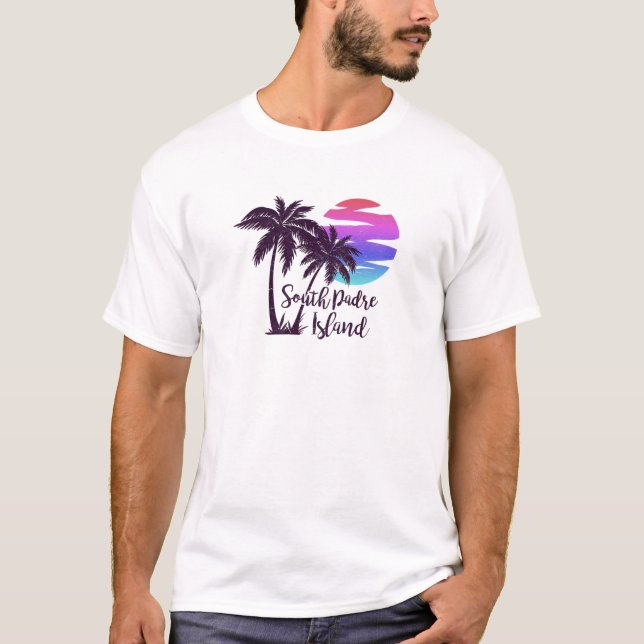 Camiseta SOUTH PADRE ISLAND Texas Beach Spring Break Vacati (Frente)