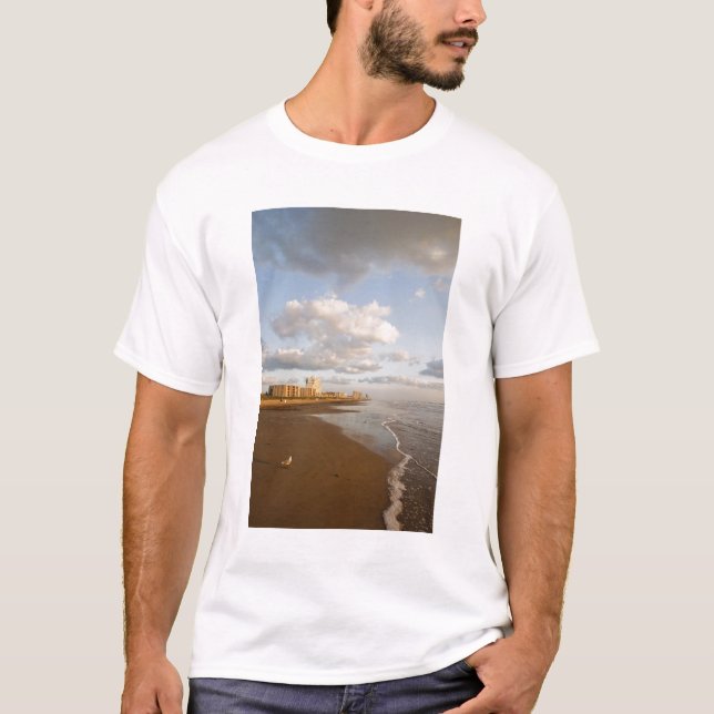 Camiseta South Padre Island, Texas, EUA, resort hotels, (Frente)