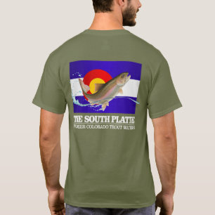 Camiseta South Platte River (primeiros águas da truta)