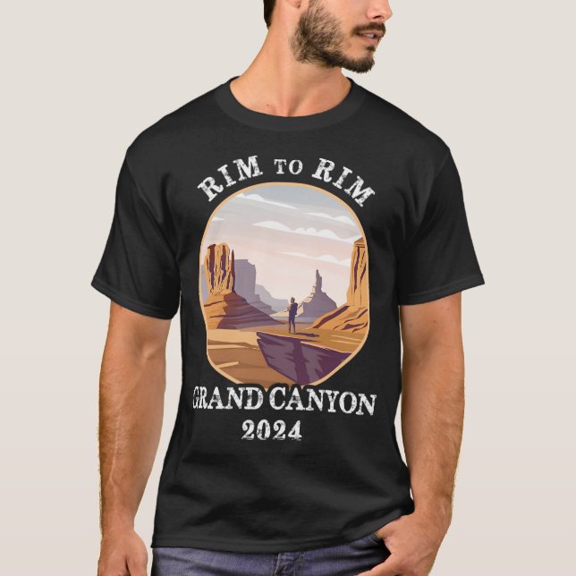 Camiseta South Rim Para North Rim Grand Canyon National Par (Frente)