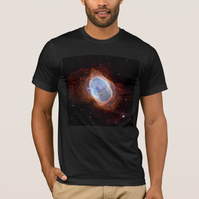Camiseta Southern Ring Nebula Space James Webb Telescópio (Frente)