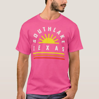 Camiseta Southlake Texas Retro Vintage Stripes Sunset