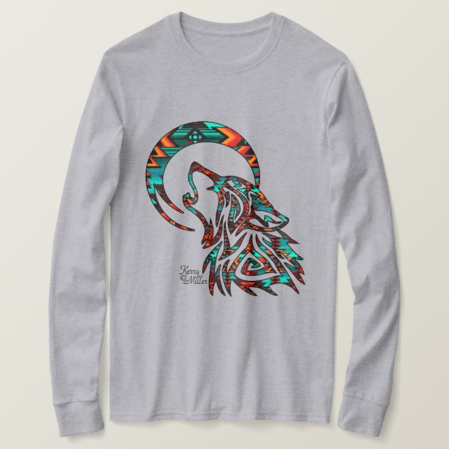 Camiseta Southwest Wolf T-Shirt (Frente do Design)
