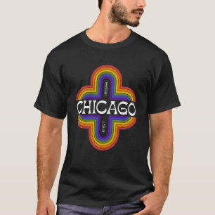Camiseta Souvenir antigo de Chicago Illinois 1833