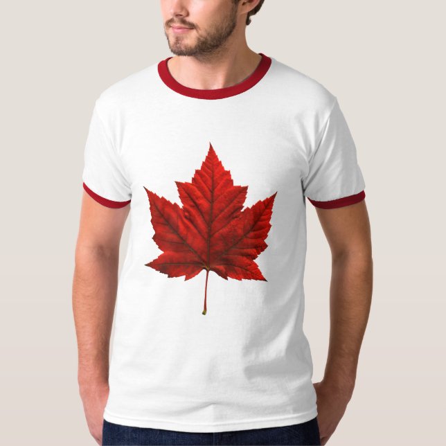 Camiseta Souvenir, Bandeira do Canadá (Frente)