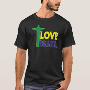 Camiseta Souvenir Brasil para homens 1