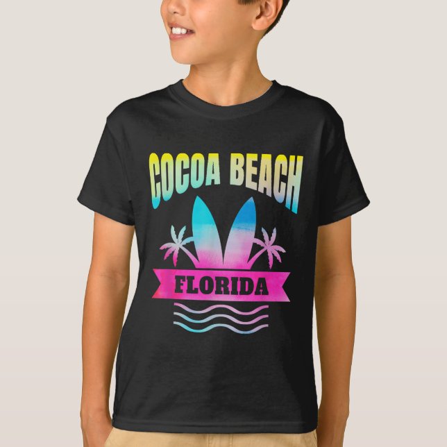 Camiseta Souvenir da Flórida de Ccoa Beach (Frente)