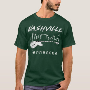 Camiseta Souvenir de Nashville Tn Guitar Nashville Gif