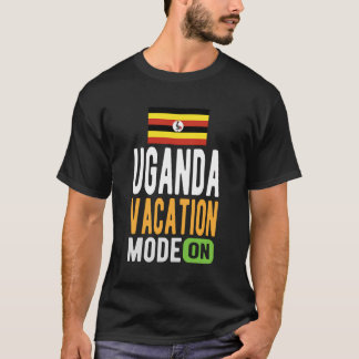 Camiseta Souvenir de Uganda - Viagem - Modo de Vacinação de