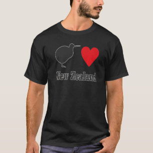 Camiseta Souvenir neozelandês para homens e mulheres