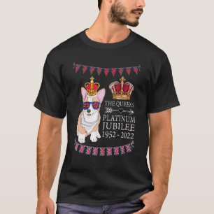 Camiseta Souvernir do Jubileu de Platina da Rainha Britânic