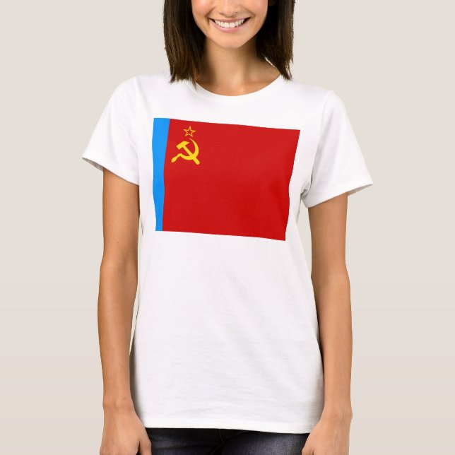 Camiseta Soviet Russia Flag, USSR, CCCP, Communism, Lenin (Frente)
