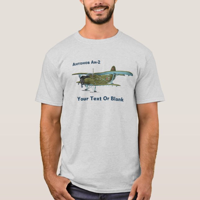 Camiseta soviético Antonov An-2 Biplane (Frente)