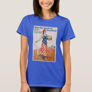Camiseta Sow as Sementes da Liberdade! T-Shirt (escuro)