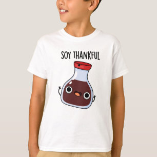 Camiseta Soy, agradecida, doce molho de soja