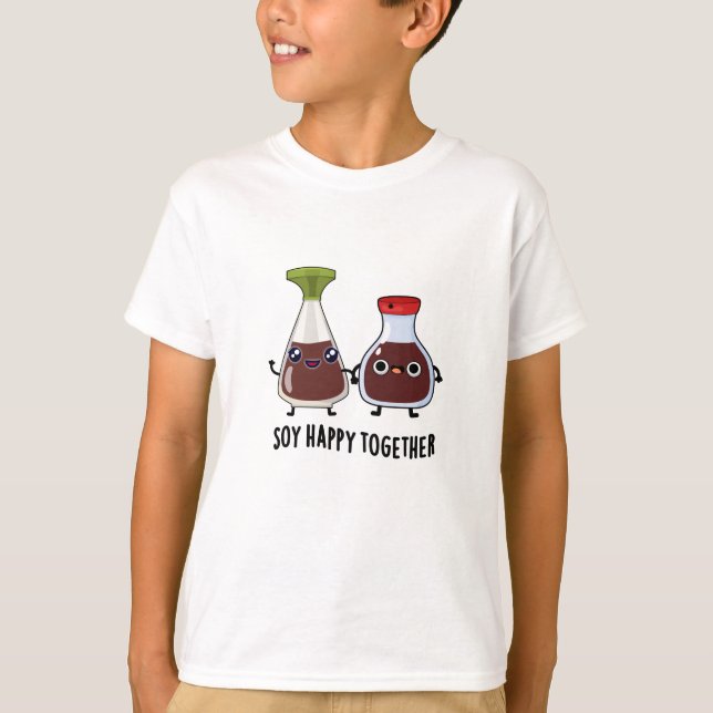 Camiseta Soy Happy Junted Soy Sauce Pun (Frente)
