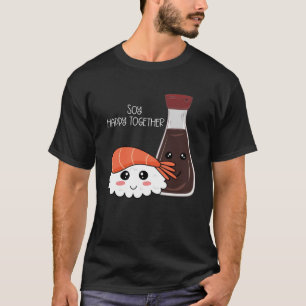 Camiseta Soy Happy Together Condition Soya Molho Pun