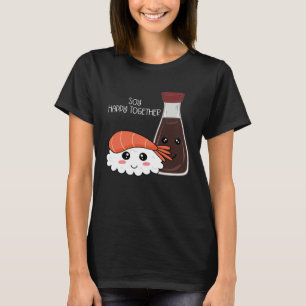 Camiseta Soy Happy Together Condition Soya Molho Pun