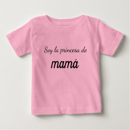camiseta soy la princesa de mamá