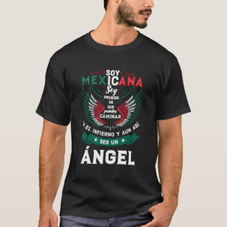 Camiseta Soy Mexicana Oferece Engraçados Mexicanos Ditos Me