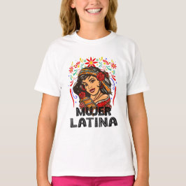 Camiseta Soy Mujer Latina, Forte mulher latina