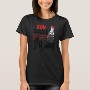 Camiseta Soy Sauce Esquadrão Mulheres Molho Amor Foodie