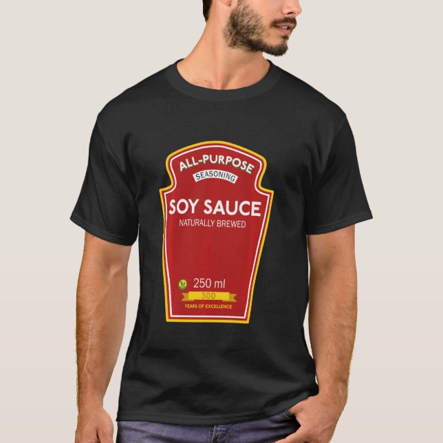 Camiseta Soy Sauce Funny Costume Vegan (Frente)