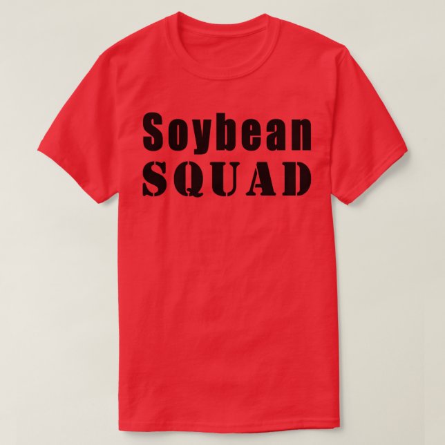 Camiseta Soybean Squad Farmer Funny Soybeans  (2) (Frente do Design)
